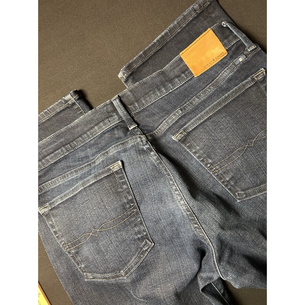 Lucky Brand Women's Dark Wash Classic Straight Leg Denim Jeans 12/31